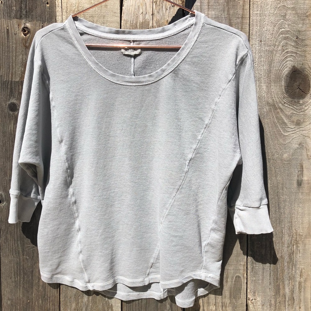 AERIE Casual gray three-forth sleeve sweatshirt